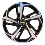 Jogo Roda Gm Onix/corsa Modena Aro 18 4x100 Preto Diamantado
